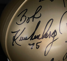 Load image into Gallery viewer, Notre Dame Fighting Irish Autographed Mini Helmet 1966 Championship Signed x4