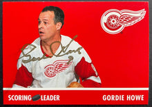 Load image into Gallery viewer, 1995/96 Parkhurst Hockey Gordie Howe Autographed Scoring Leader NHL Hockey Card
