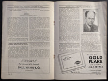 Load image into Gallery viewer, 1937 Massey Hall Program Toronto Symphony Orchestra Performance Program