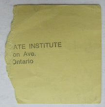 Load image into Gallery viewer, Circa 1970 Ryerson Theatre Lighthouse Concert Ticket Stub Vintage Music Toronto