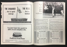 Load image into Gallery viewer, 1972 National League Championship Baseball Program MLB Reds vs Pirates Clemente