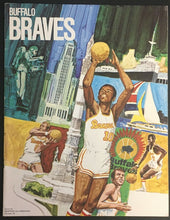 Load image into Gallery viewer, 1971 Buffalo Braves Inaugural Season NBA Basketball Program vs Milwaukee Bucks
