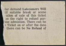 Load image into Gallery viewer, 1970 Englebert Humperdinck Concert Ticket Toronto O'Keefe Centre Vintage