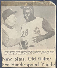 Load image into Gallery viewer, 1962 Jackie Robinson Autographed Program Toronto International League Baseball