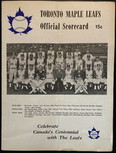 Load image into Gallery viewer, 1967 MiLB Baseball Scorecard Toronto Maple Leafs Buffalo Bisons Johnny Bench