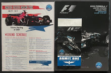Load image into Gallery viewer, 2006 Indianapolis Speedway US Grand Prix Ticket + Program Michael Schmacher Wins