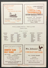 Load image into Gallery viewer, 1951 St. Louis Cardinals v New York Giants MLB Baseball Spring Training Program