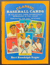 Load image into Gallery viewer, 1977 Classic Baseball Cards Authentically Reproduced In Full Color Babe Ruth