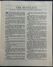 Load image into Gallery viewer, 1947 Delisle Sask The Famous Bentley's Signed Autographed Book By Author Thurn