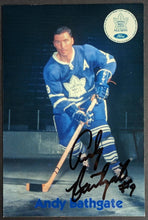 Load image into Gallery viewer, Andy Bathgate Autographed Postcard Vintage NHL Hockey Signed Toronto Maple Leafs