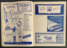 Load image into Gallery viewer, 1950 Montreal Forum Historic Hockey Game Program Memorial Cup Final Jr Canadiens