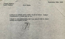 Load image into Gallery viewer, Jack Kent Cooke Signed Memo Toronto Maple Leaf Baseball Club Autographed Letter