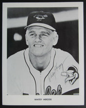 Load image into Gallery viewer, 1980 MLB St Louis Cardinals Whitey Herzog Personally Autographed Photo + Bio