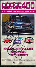 Load image into Gallery viewer, 6 Different Vintage Race Tickets Autographed Signed By Drivers Indy 500 NASCAR