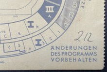 Load image into Gallery viewer, 1936 Berlin Summer Olympics Jesse Owens Gold Medal Ticket 4x100 Relay Record LOA