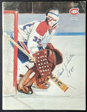 Load image into Gallery viewer, 1981 Frank Selke Autographed Montreal Forum Program Canadiens NHL Hockey JSA LOA