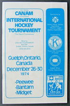 Load image into Gallery viewer, 1974 Guelph 3rd Annual Can-Am Program Adam Oates Randy Osborne Paul Reinhart