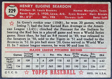 Load image into Gallery viewer, 1952 Topps Baseball Gene Beardon #229 St. Louis Browns MLB Card Vintage
