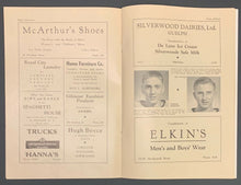 Load image into Gallery viewer, 1949 OHA Major Junior A Hockey Program Guelph Biltmores vs Oshawa Generals