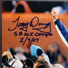 Load image into Gallery viewer, Tony Dungy Super Bowl XLI NFL Team Issued Signed Photo Autographed Steiner COA