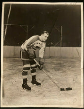 Load image into Gallery viewer, 1938 NHL Hockey Vintage Photo New York Americans Hall of Famer Nels Stewart LOA