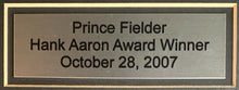 Load image into Gallery viewer, 2007 MLB Baseball Photo Signed Hank Aaron + Fielder + Selig Autographed Framed