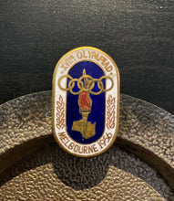 Load image into Gallery viewer, 1956 Summer Olympics Metal Ashtray Keepsake Melbourne Australia James Zavitz