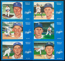Load image into Gallery viewer, Brooklyn Dodgers MLB Baseball Series No 2 Set Of 12 Postcards Rosen Williams +
