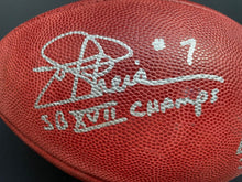 Load image into Gallery viewer, Joe Theismann John Riggins Super Bowl XVII MVP Signed Football NFL Fanatics