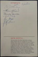 Load image into Gallery viewer, Ontario Sportswriters Autographed Signed Celebrity Dinner Program Mickey Walker