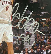 Load image into Gallery viewer, Jose Calderon Toronto Raptors Jumper Photo Autographed / Signed Basketball NBA