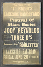 Load image into Gallery viewer, 1957 Three D's Rock Band Autographed WHIL Record Chart + Contract + Playbill