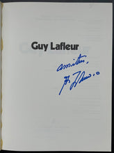 Load image into Gallery viewer, 1976 Guy Lafleur Autographed Paperback Book Signed Montreal Canadiens NHL HOF