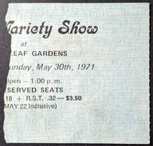 Load image into Gallery viewer, 1971 Maple Leaf Gardens Cheap Thrills 2 Concert Ticket Sly & The Family Stone