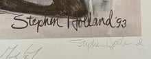Load image into Gallery viewer, Stephen Holland ALL TIME SCORERS Wayne Gretzky Paul Coffey Signed Print /999