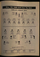 Load image into Gallery viewer, 1961 Vintage Football Program Grey Cup Winnipeg Blue Bombers Hamilton Tiger Cats