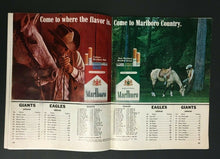 Load image into Gallery viewer, 1966 Yankee Stadium NFL Football Program New York Giants vs Philadelphia Eagles