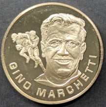Load image into Gallery viewer, 1972 Gino Marchetti Pro Football Hall Of Fame Medal Franklin Mint 1 Troy Oz. NFL