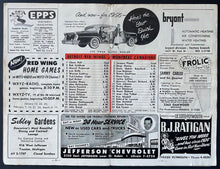 Load image into Gallery viewer, 1956 Detroit Red Wings Montreal Canadiens Olympia Stadium Program NHL Hockey VTG