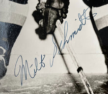 Load image into Gallery viewer, Milt Schmidt Autographed Signed B&W Photo Boston Bruins NHL Hockey VTG JSA