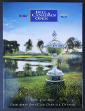 Load image into Gallery viewer, 2000 Bell Canadian Open Golf PGA Tour Program Tiger Woods Wins Vintage