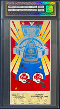 Load image into Gallery viewer, 1989 CFL Grey Cup Ticket SkyDome Saskatchewan vs Hamilton icert Authenticated