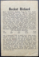 Load image into Gallery viewer, 1958-59 Parkhurst Hockey Maurice Richard #38 Montreal Canadiens Vintage NHL