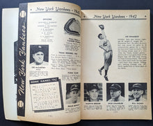 Load image into Gallery viewer, 1942 Who’s Who In MLB Program Team Photos 1941 New York Yankees Brooklyn Dodgers