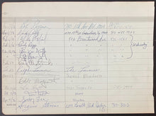 Load image into Gallery viewer, Neil Peart Geddy Lee Autographed Signed RPM Magazine Guest Register JSA LOA