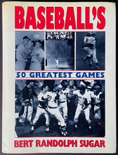 Load image into Gallery viewer, Multi Signed Autographed Baseball's 50 Greatest Games Book Fisk Rose Slaughter