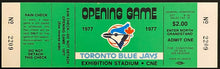 Load image into Gallery viewer, 1977 MLB Baseball Toronto Blue Jays First Game Tickets (6) Each Colour Very Rare