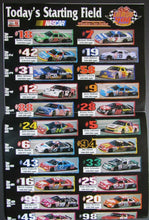 Load image into Gallery viewer, 1999 NASCAR 2nd Annual Las Vegas 400 Starting Lineup Foldout Poster Mark Martin