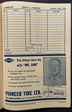 Load image into Gallery viewer, 1962 NHL Hockey Program Toronto Maple Leafs MLG Detroit Red Wings Howe Mahovlich
