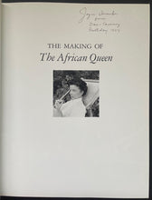 Load image into Gallery viewer, The Making of The African Queen Autographed Signed Katharine Hepburn Book JSA